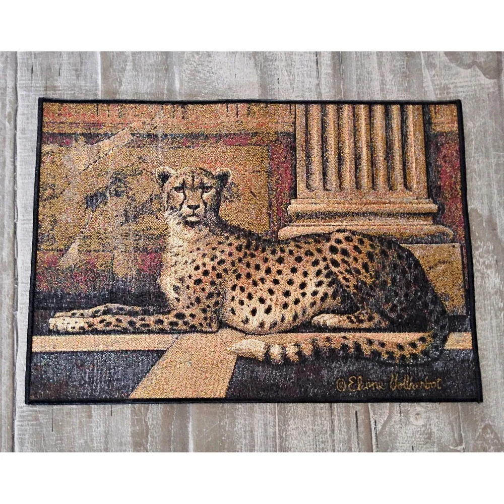 Elaine Vollherbst Cheetah Placemats Set of 4 Safari Nature Wildlife Decor
